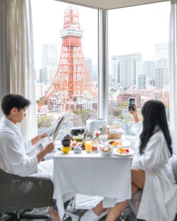 tokyo tower hotel view
