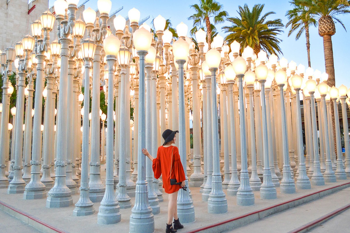places to take pictures los angeles at night